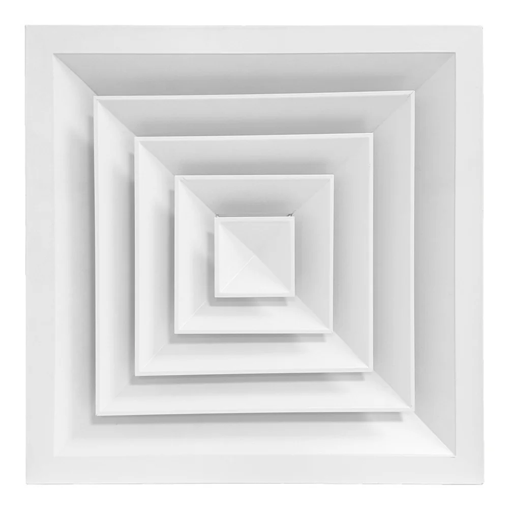 Aluminum Alloy Vent Ceiling Air Vent 6063 Aluminum Alloy Precise Airflow Direction For Uniform Air Distribution For HVAC Systems