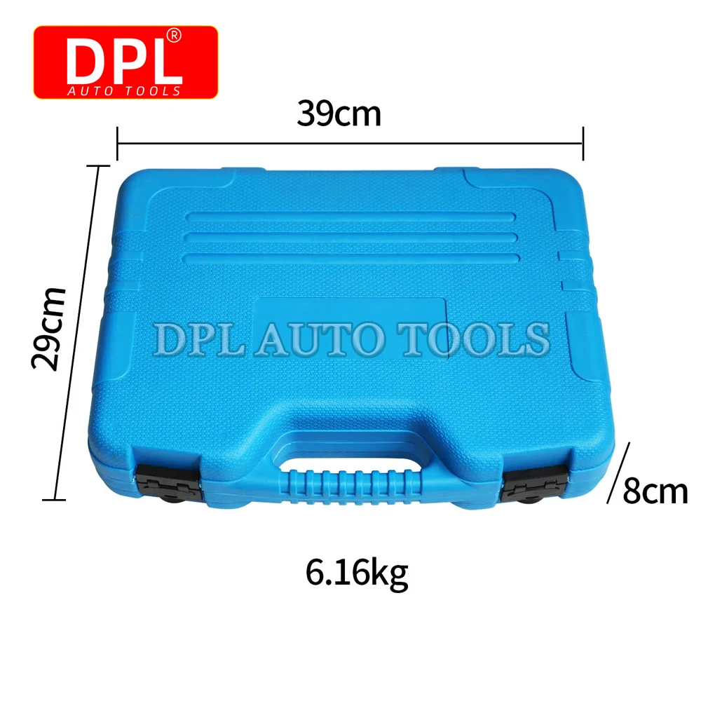 Kit d'outils d'amortisseur, ensemble d'outils de retrait d'écrou de jambe de force monté sur le dessus de la suspension, 47 pièces