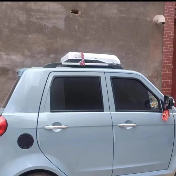 ميني نوع 24 فولت سقف علوي شاحنة وقوف السيارات برودة صغيرة 48 فولت مكيف الهواء لتخييم RV