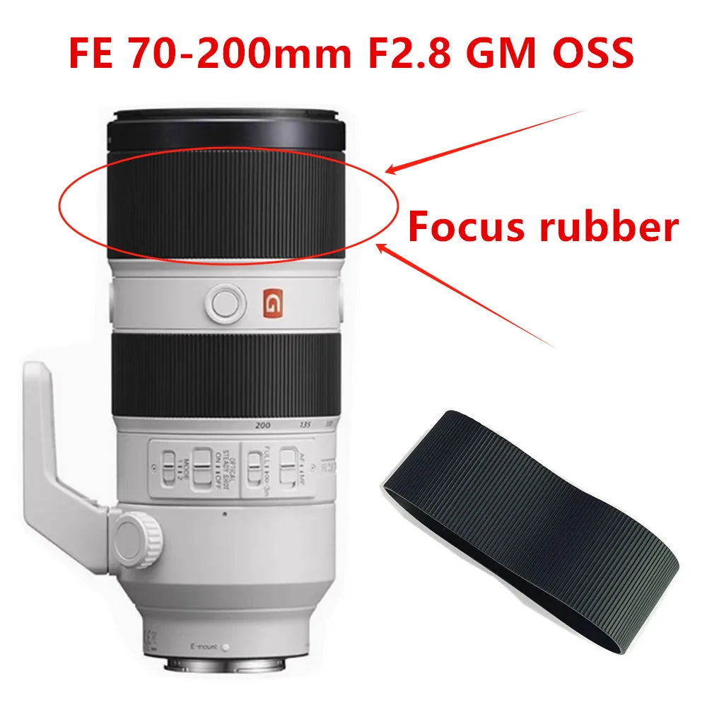 Original NEUE Für Sony FE 70-200mm F2.8 GM OSS SEL70200GM Objektiv Zoom + Fokus Gummi grip Abdeckung Ring FE 70-200 2,8 F/2,8 GM Verwandelt