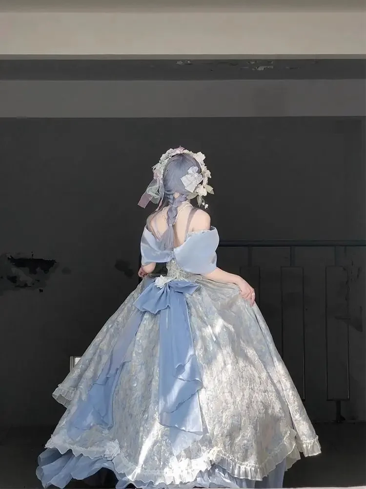 

Japan Lolita Dress No Bustle Sweet Adult Long Skirt Elegant Dress Heavy Industry Pettiskirt 2026 New hot sale