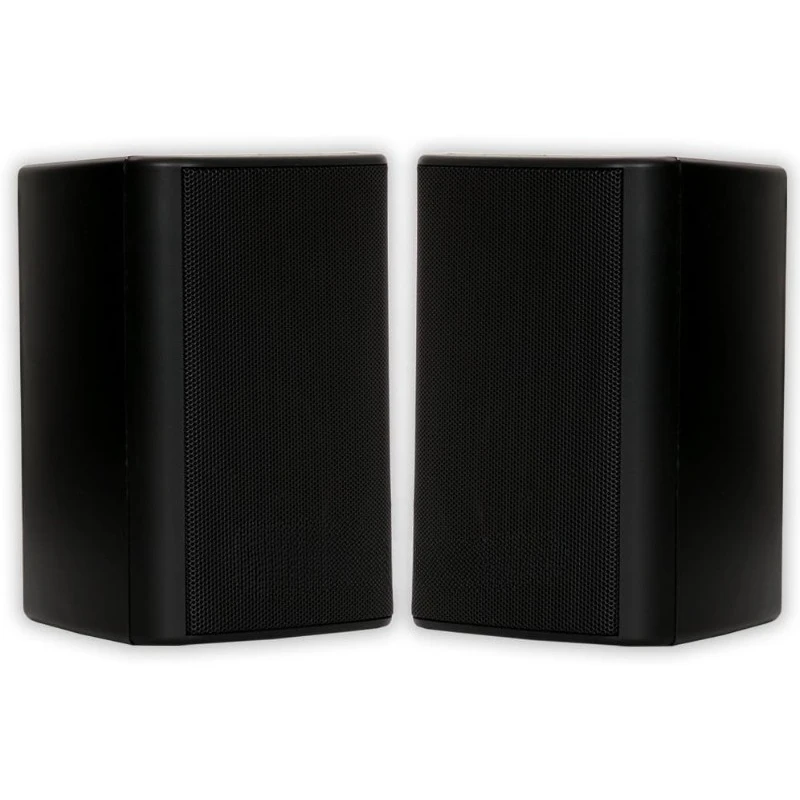 

AA351B 2 Way High Performance Indoor Outdoor 500W Speakers with Powerful Bass (1 Pair, Black)
