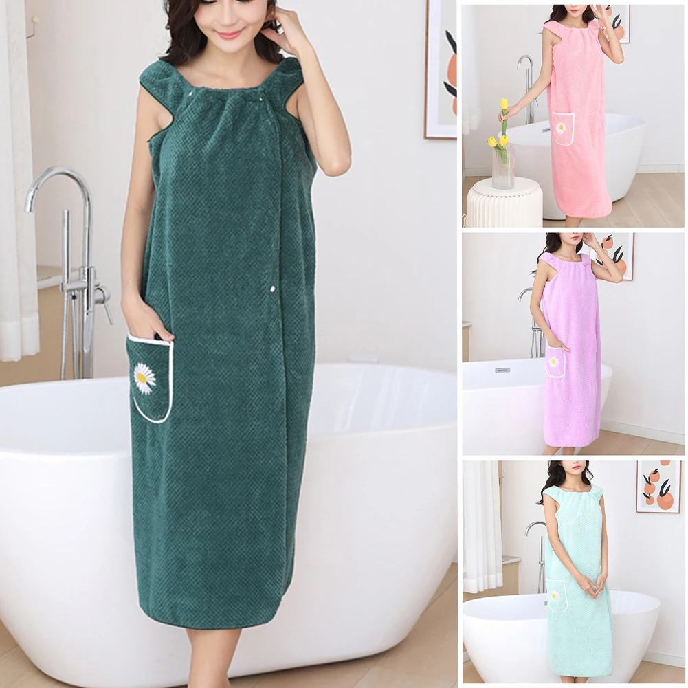 Bath Dress For Women Strong Absorbent Bath Towel For Summer Autumn