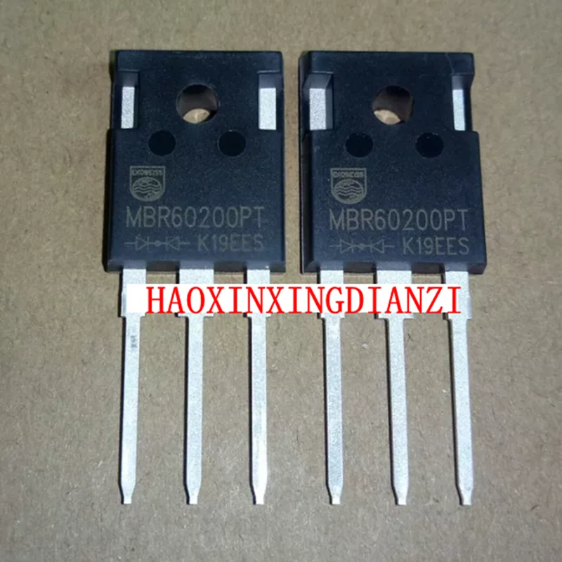 5PCS-20PCS MBR60200PT TO247 200V 60A Schottky Rectifier Diode Used for high-frequency, low-voltage, high-current rectification