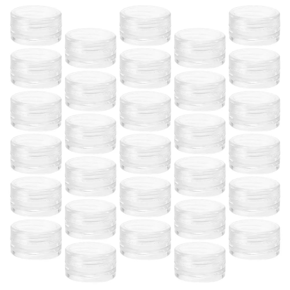 30 Stück leere Gesichtscreme-Flaschen, nachfüllbare Reisebehälter, hochwertiges Material, keine Leckage, Cremeflaschen, Gläser