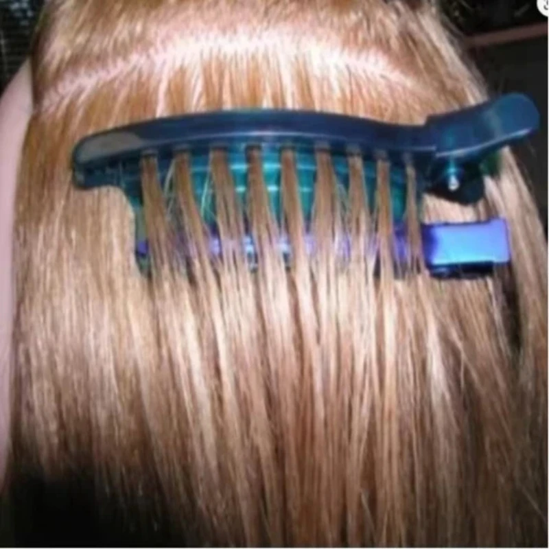 Easy/Quick Separation Clip, Hair Clip, Hair Bundle, Nano Seamless butterfly Wing Clip, Cross for Wig Hair Extensions