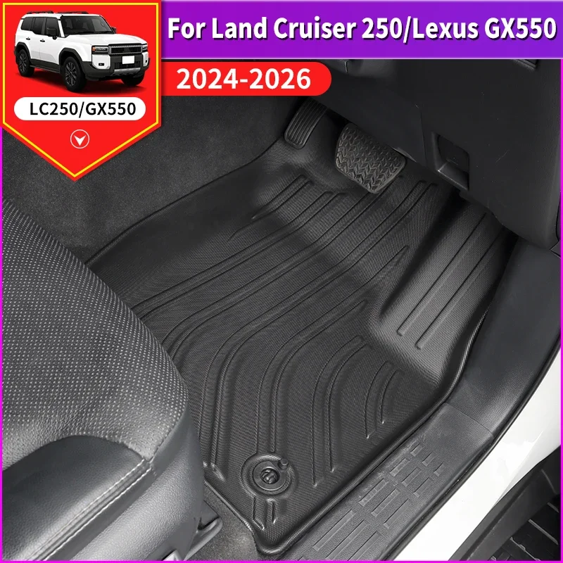 

For Toyota 2024 2025 250 Land Cruiser Prado Lc250,Foot Pad Accessories,Lexus Gx550 550 Interior Upgraded Protective Decoration