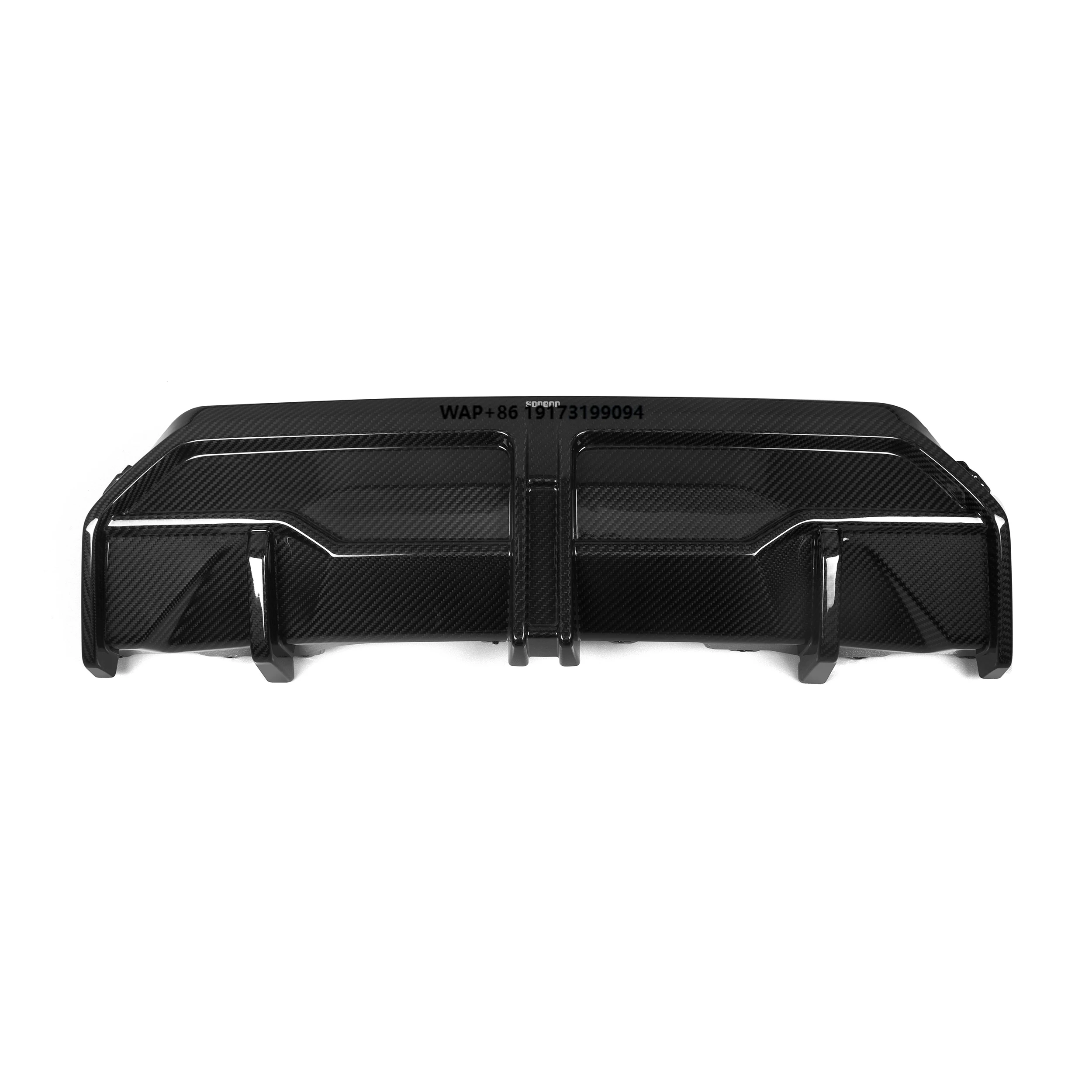 

G42 Carbon Fiber Rear Diffuser Lip for 2 Series Sport 2-Door G42/M240 2022+ SQ Style Rear Lip Without LED Light Rear Bumper
