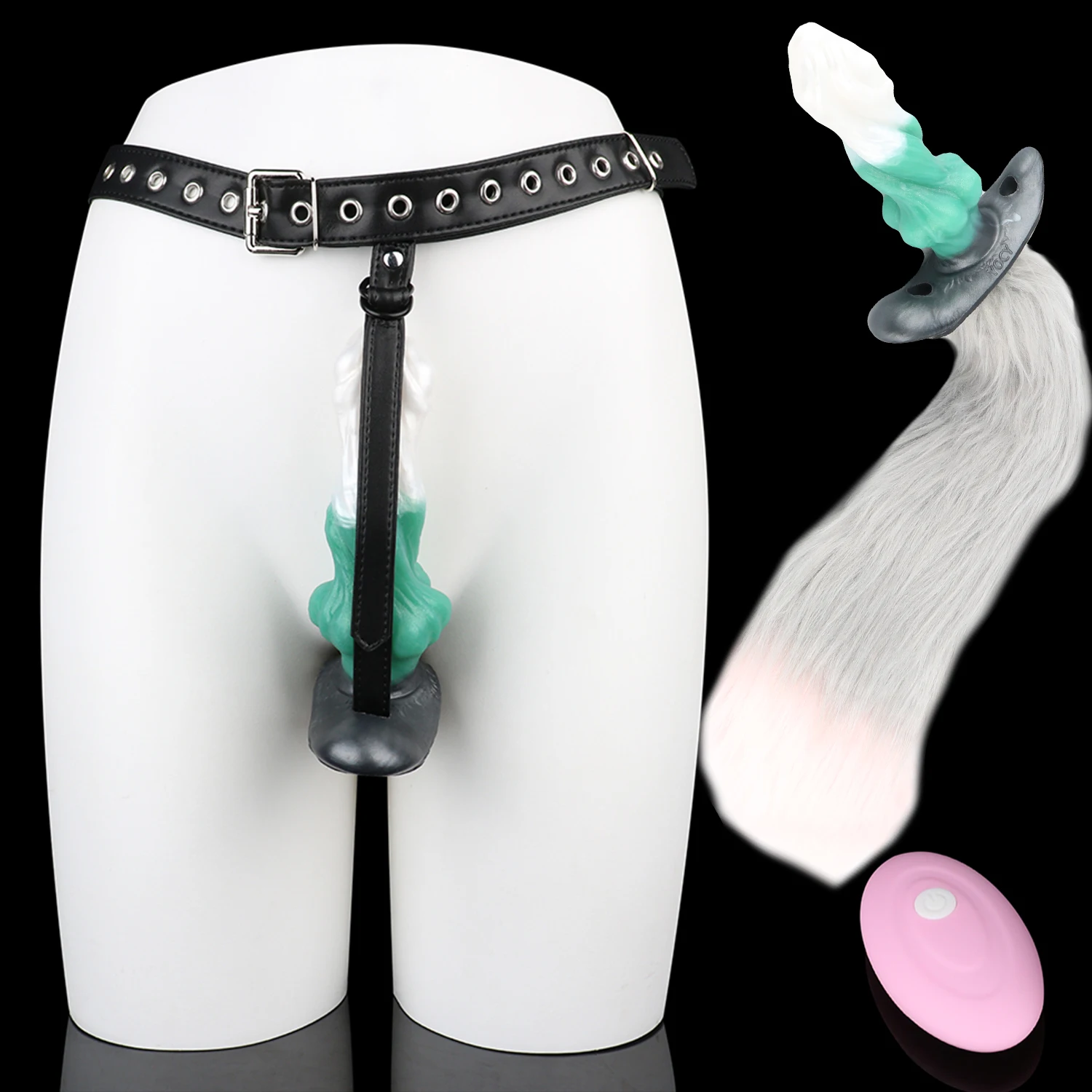 SXM Silicone Vibrating Dildo With Wearable Belt Anal Plug Buttplug Wireless Control Vibrator  BDSM Sex Toys For Women Men Adult