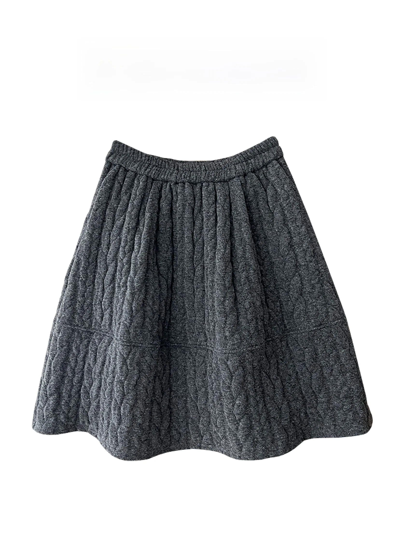 

Женская вязаная юбка с высокой талией, новая весенняя коллекция, ретро-стиль, повседневная, приталенная, А-силуэт, для работы, корейская версия, теплая