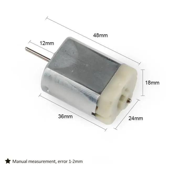 Motor de bloqueo automático de puerta de coche, cepillo de carbono (sin PTC) para Mitsubishi Lancer 9, D Cut 12V DC 14600RPM 280 WFC 280PT 22122, 2