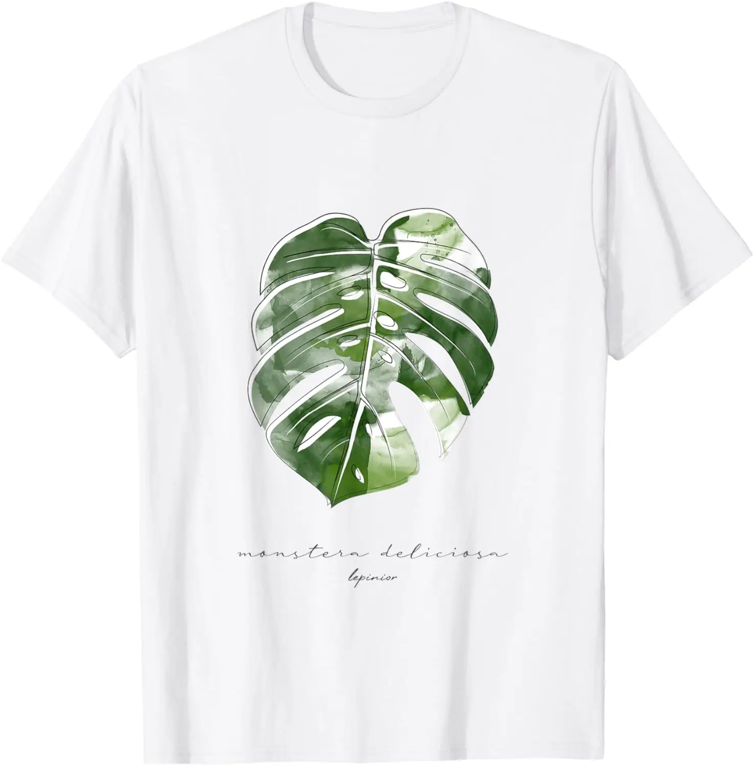 

НОВАЯ футболка Variegata Window Plant Monstera Deliciosa с тропическими листьями