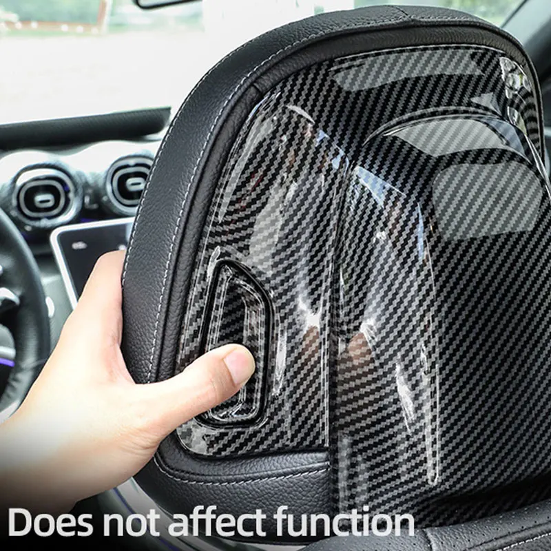 

Для Mercedes Benz C GLC W206 X254 C260 GLC300 2022 2023 2024 кнопки подголовника сиденья из углеродного волокна