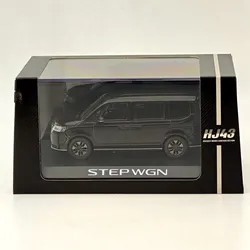 Hobby Japan 1/43 STEP WGN e:HEV SPADA Crystal Black(P) HJ432004BK Diecast Models Car Limited Collection Auto Toys Gift