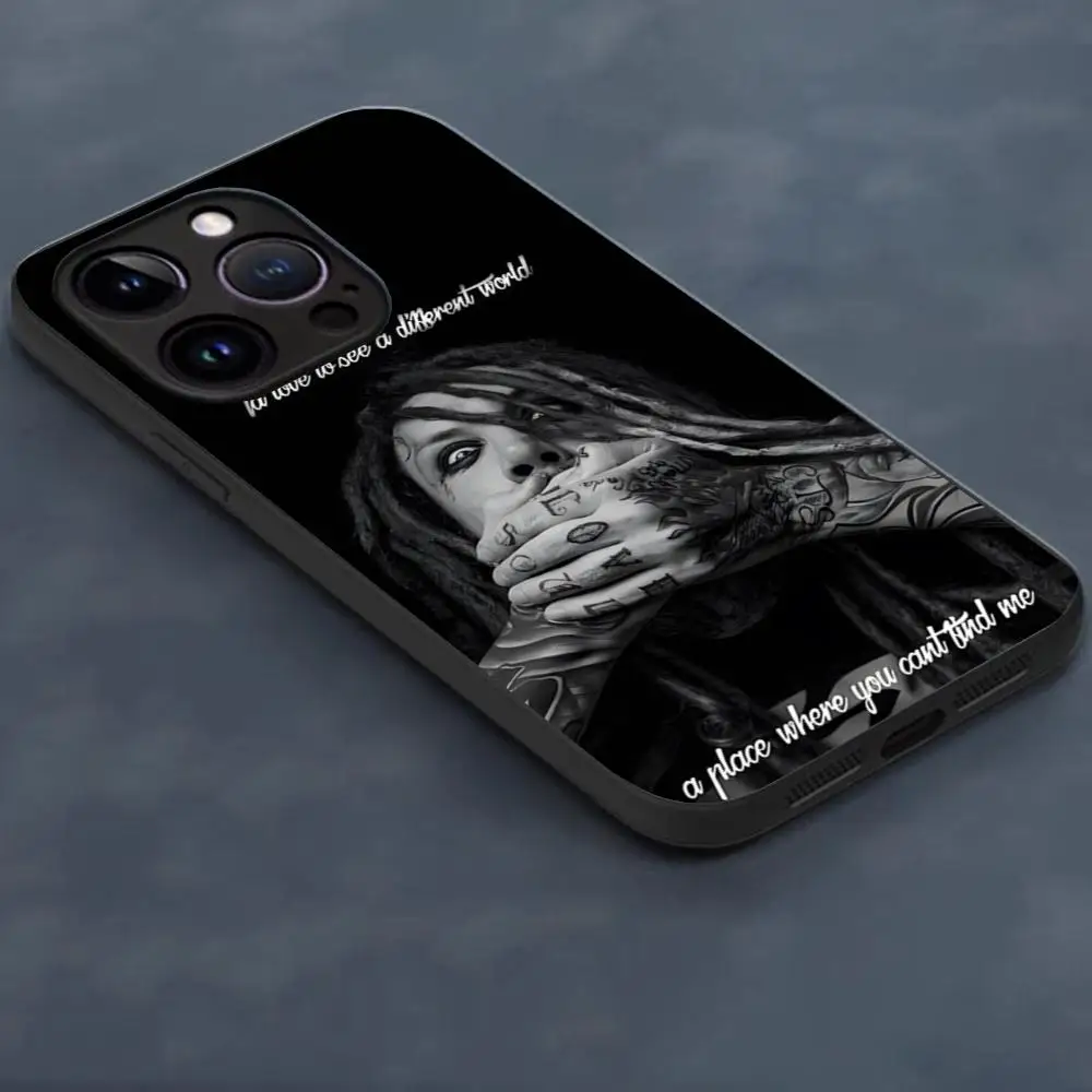 Korn Heavy Jonathan Davis Phone Case For Iphone 15 11 Pro Max 12 Mini 13 14 Xr Xs 6 6s 8 7 Plus Silicone Soft Cover