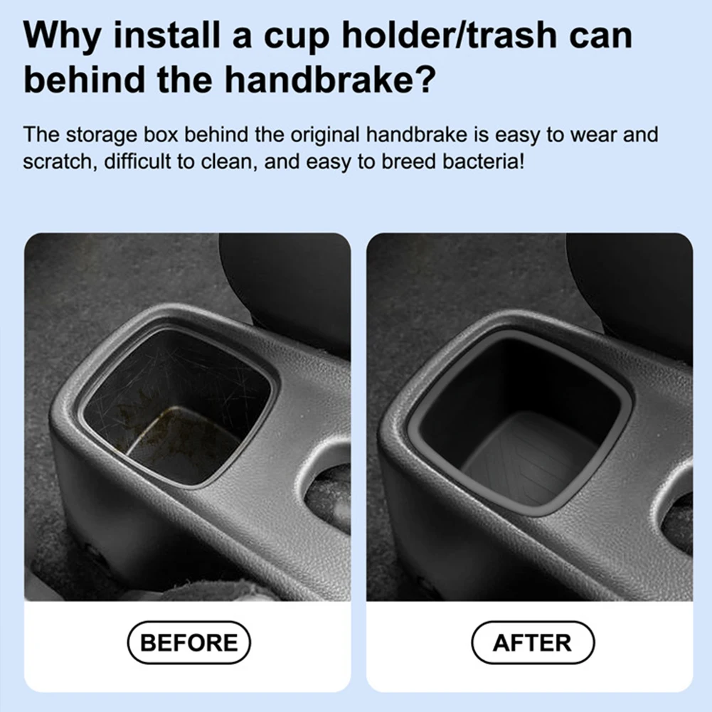 Car Center Console Storage Box for Suzuki Swift 2018-2024 Cup Holder Tray Organizer Accessories Silica gel Armrest Storage