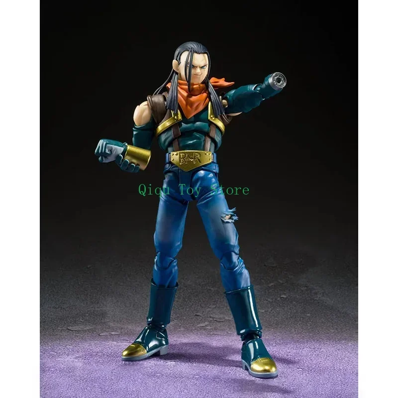 

Original Bandai S.H.Figuarts SHF SUPER Android 17 Dragon Ball GT In Stock Anime Action Collection Figures Model Toys