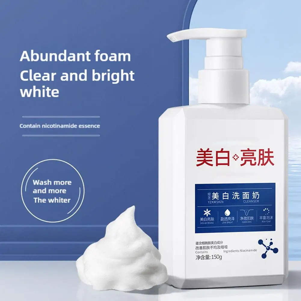 Whitening Cleanser Brightening Cleanser Oil Cleanser Control Refreshing Cleaning Deep Niacinamide E7t0