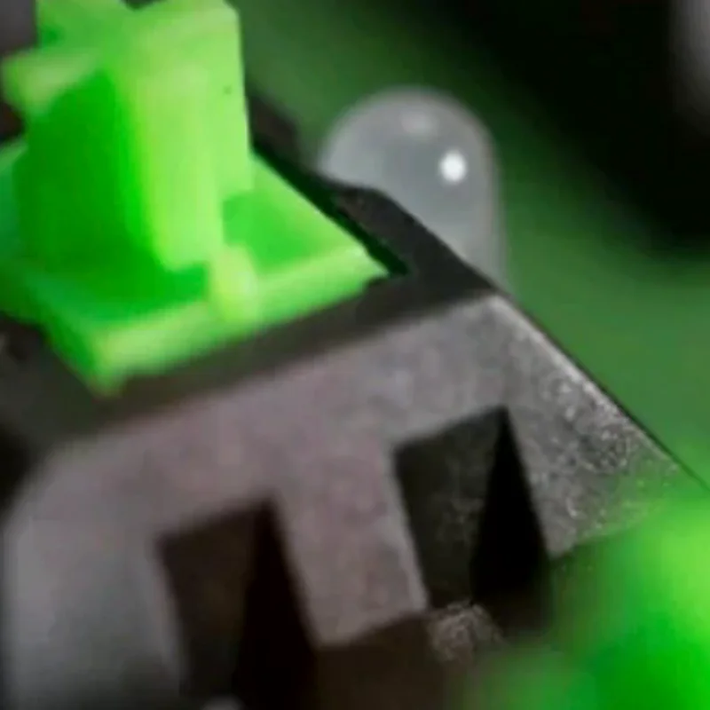 Interruptores RGB verdes para teclado mecânico Blackwidow Chroma Gaming e outros com interruptor LED de 4 pinos.