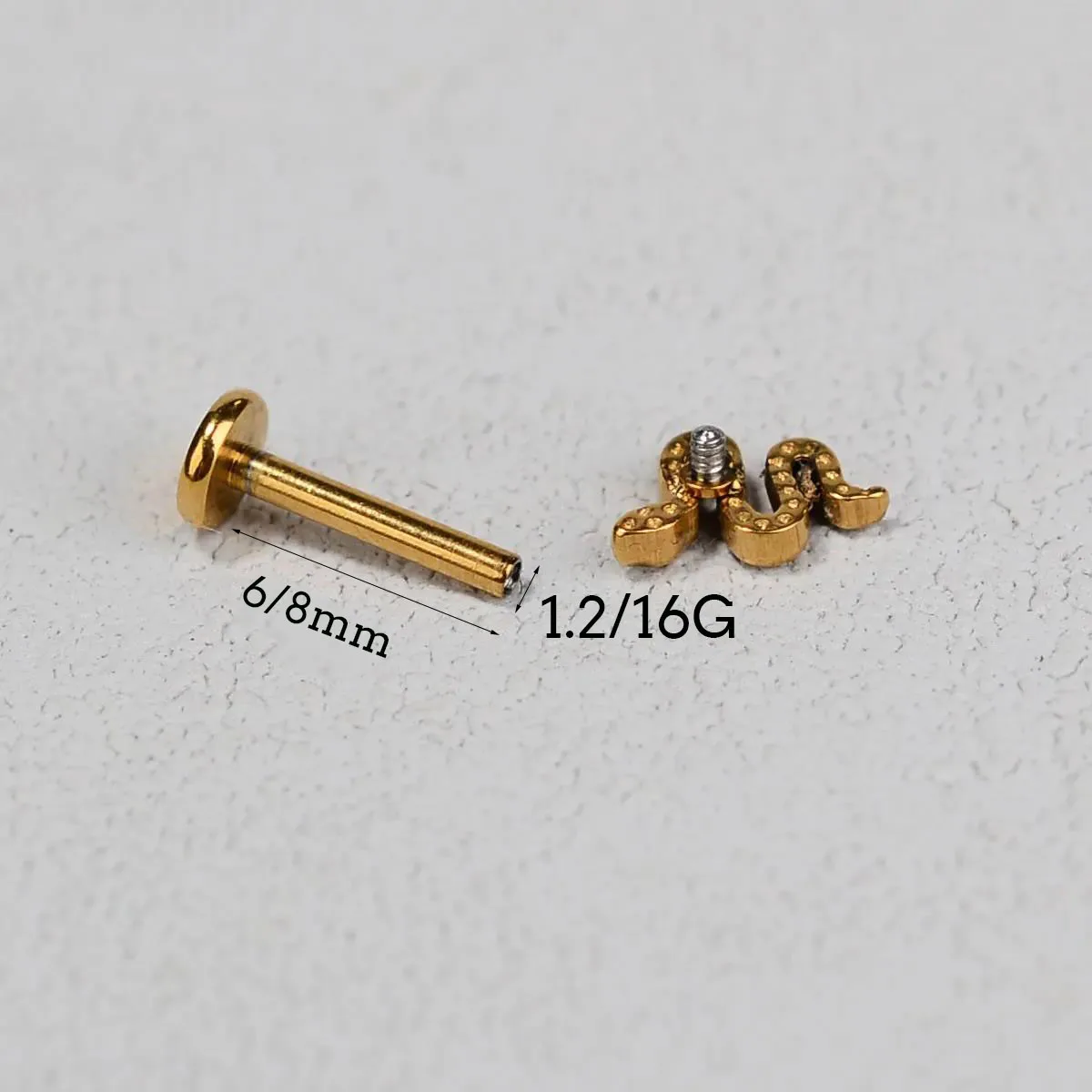 1PC Cute Small Snake Earrings For Women Stainless Steel Round CZ Retro Animal Snake Stud Earring Piercing Jewelry Gift Brincos