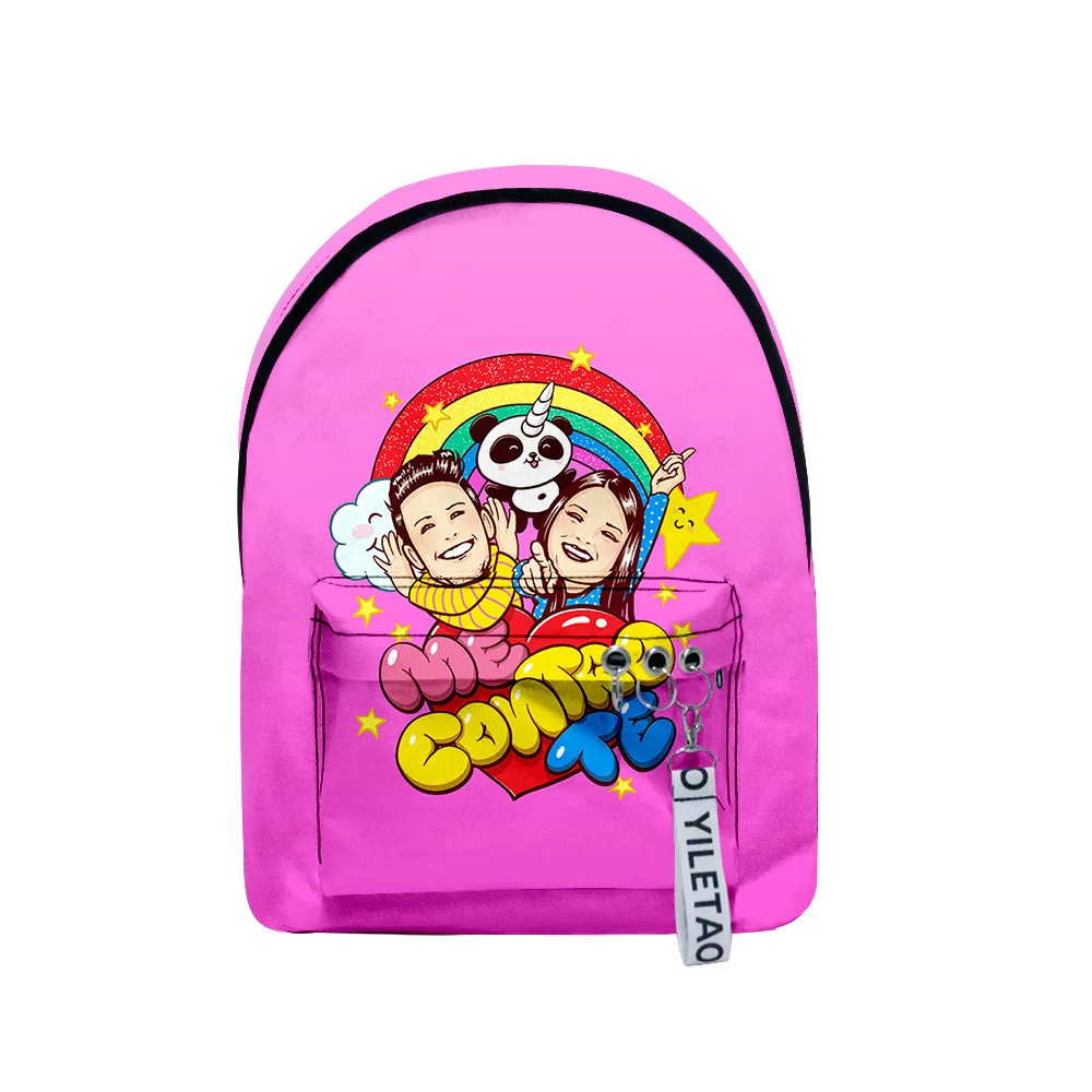 

Harajuku Popular Me contro Te student Bookbag Notebook Backpacks 3D Print Oxford Waterproof Key Chain Travel Backpacks