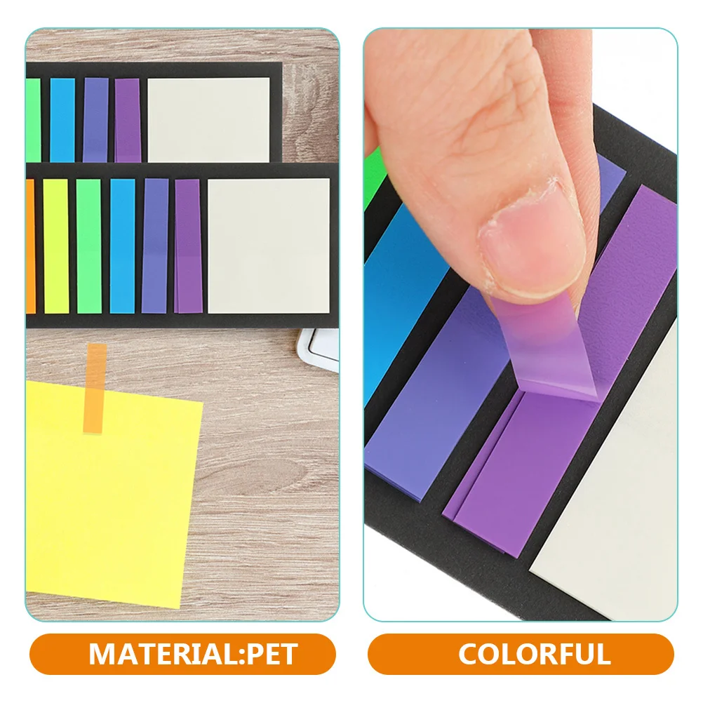 

NOLITOY Sticky Tabs for Books Adhesive Page Markers Reading Highlight Strips Binder Labels