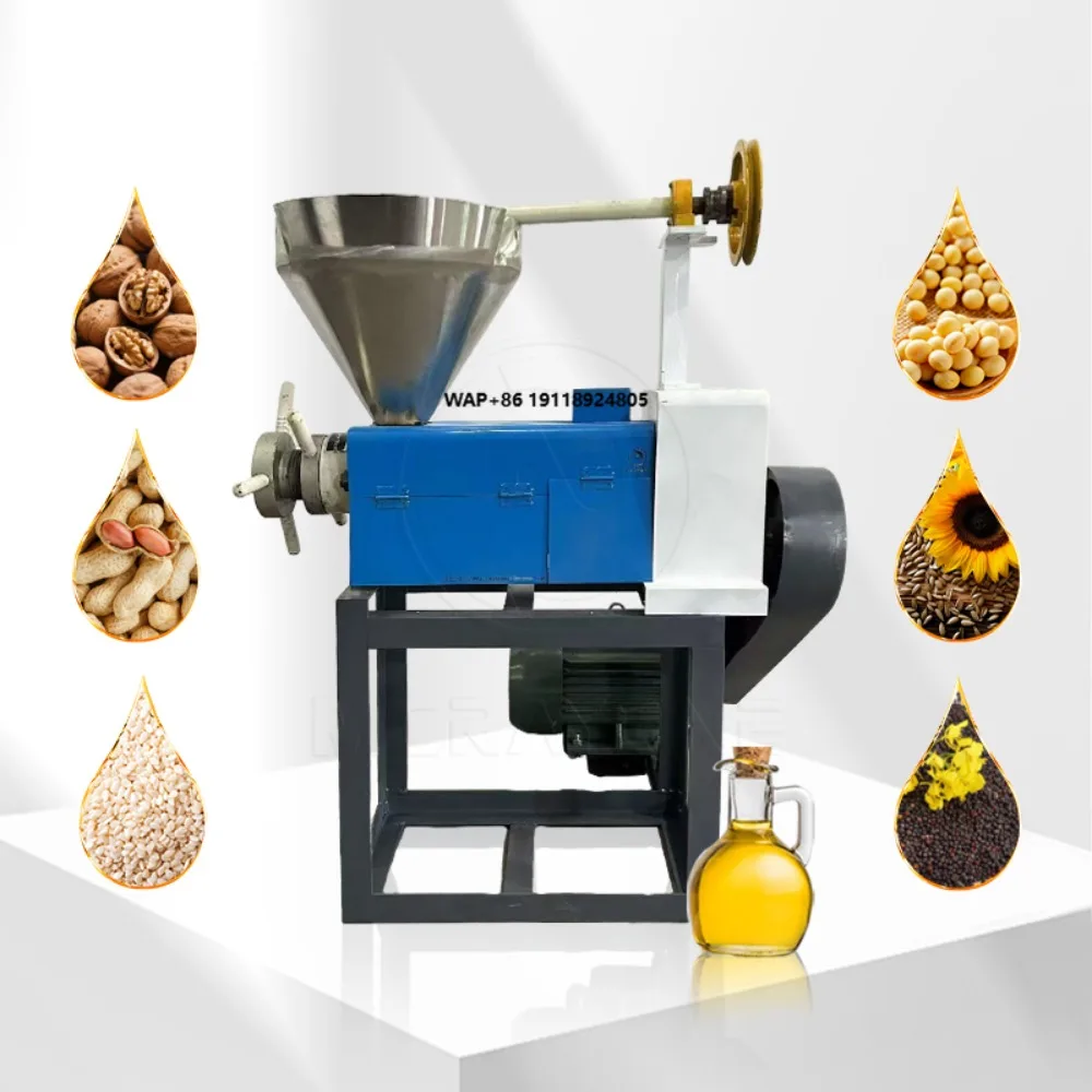 

Oil Seed Extraction Cold & Hot Pressing Semi-Automatic Soybean Rapeseed Coconut Oil Extraction Machine Energy Saving