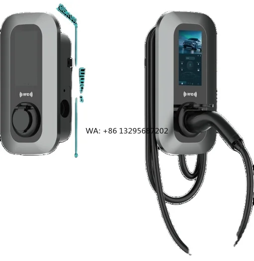 

Новая настенная зарядная станция JET 16-32A APP OCPP 4G для электромобилей, легкое подключение для 1/3-фазных систем, 7.3/11/22 кВт, Тип 2