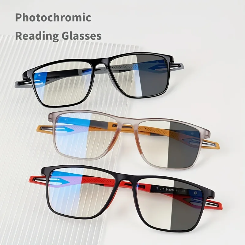 Photochrome TR90 Anti-Blaulicht-Lesebrille Neue Brillen für Männer und Frauen Sportbrillen