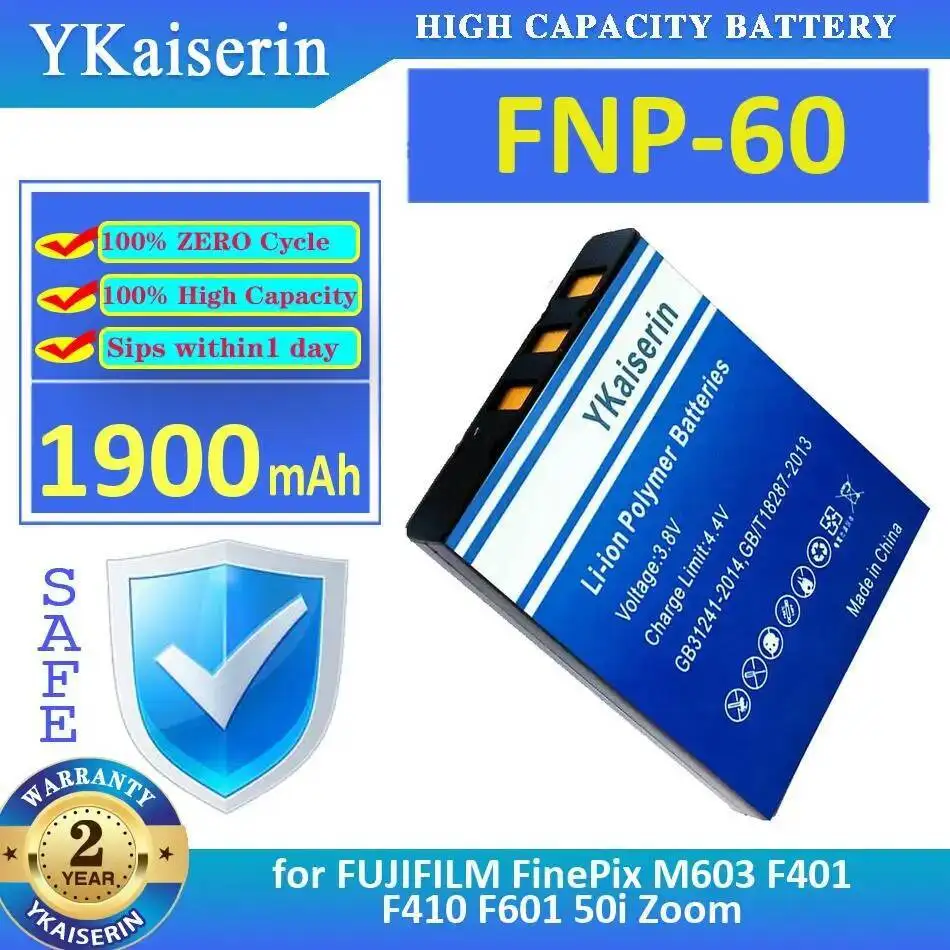 

Долговечный аккумулятор для камеры Fnp-60 1900 мАч для Fujifilm Finepix M603 F401 F410 F601 50I Zoom Премиум Замена