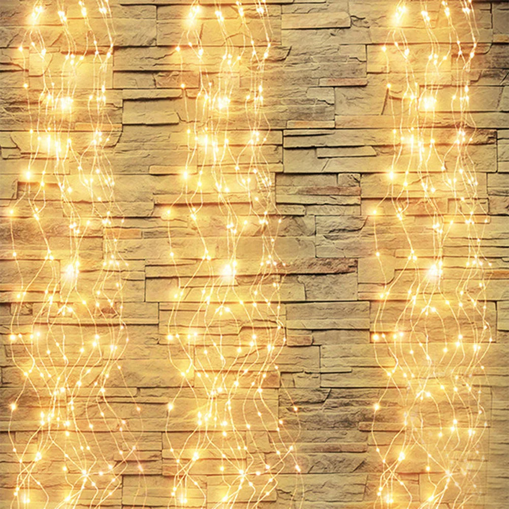 

Decorative Branch Waterfall Light 1 Unit Glittering Shiny LED String Light for Night Outdoor Indoor Tree Garden Festival Use