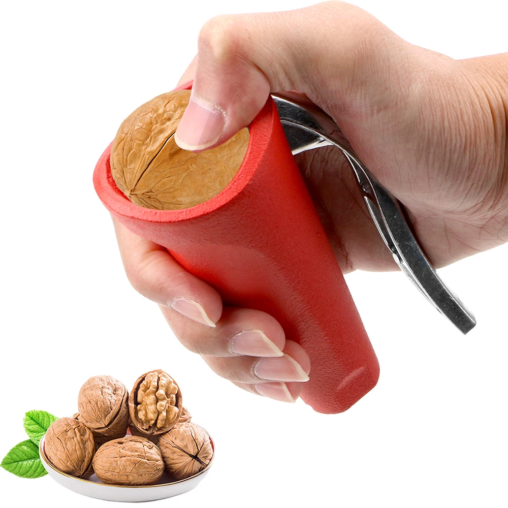 Quick Chestnut Gadgets Clip Zinc Alloy Hazelnut Walnut Pliers Sheller Opener Cutter Clamp Plier Funnel Shape Metal Nut Cracker