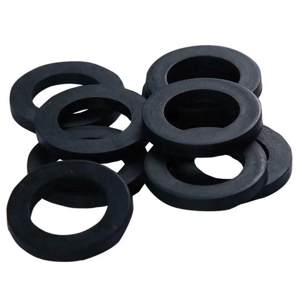10pcs/set Rubber Ring Flat Gaskets Sealing Ring Flexible Pipe Bathroom Shower Hose Washers Rubber Seals For Shower Head Hose