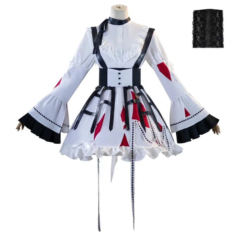 아키야마 미즈키 코스프레 의상 PJSK 러블리 파티 드레스 유니폼 할로윈 의상 여성용 Newx,5;d'2.y;8'