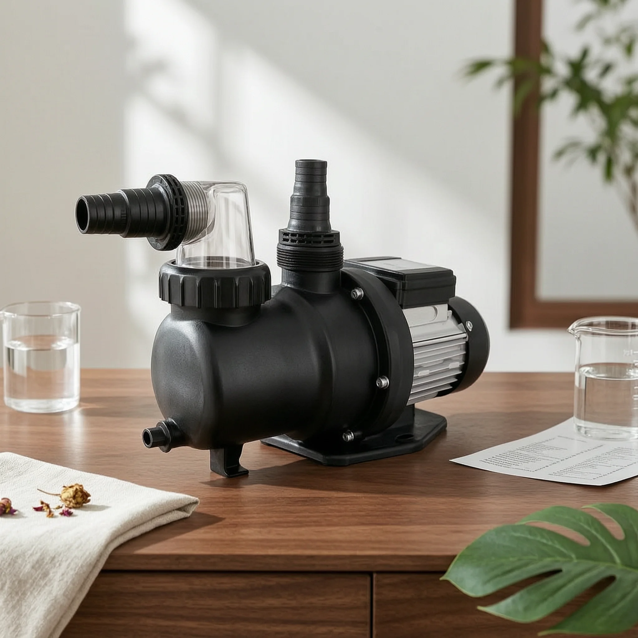 Ground Pool Pump 1.36 Horsepower Swimming Pool Pump Compact Efficient for Backyard Pools