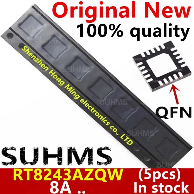 (5piece) 100% New RT8243A RT8243AZQW (8A EE,8A EF,8A EC...) QFN-20