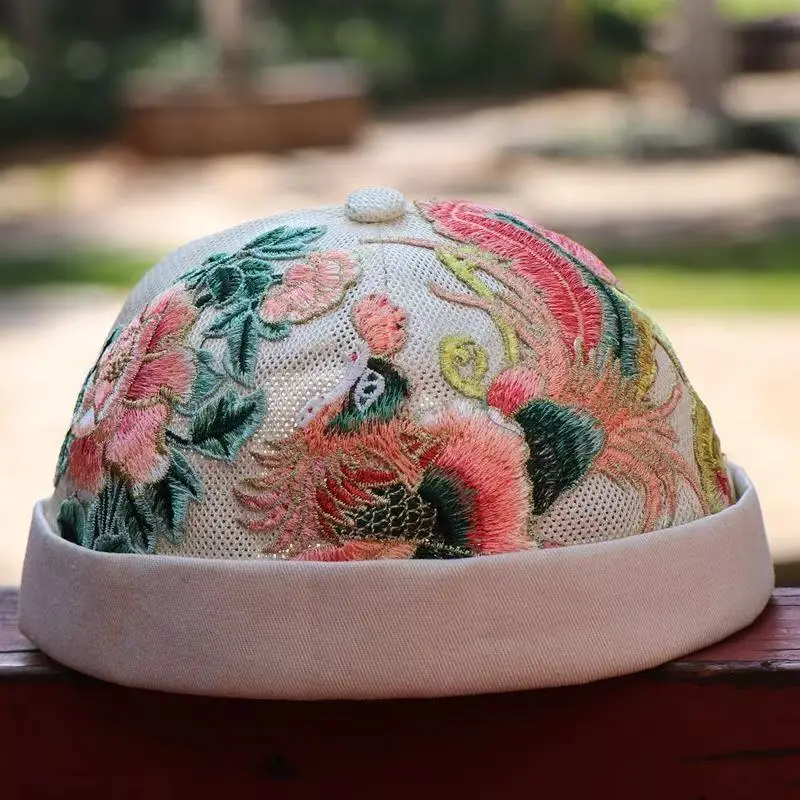 شحن مجاني قبعات إسلامية للنساء النمط الصيني الكروشيه اليابان قبعة كوفي حجاب إسلامي كوريا اليهودية 0976 #3