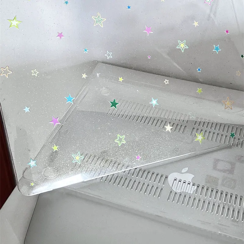 Shining Colorful Stars New Laptop Case For Macbook 13Neo A3404 Air 13.6 M4 M3 M2 A2681 A3113 A3240 Air13.3 15 Protective Cover