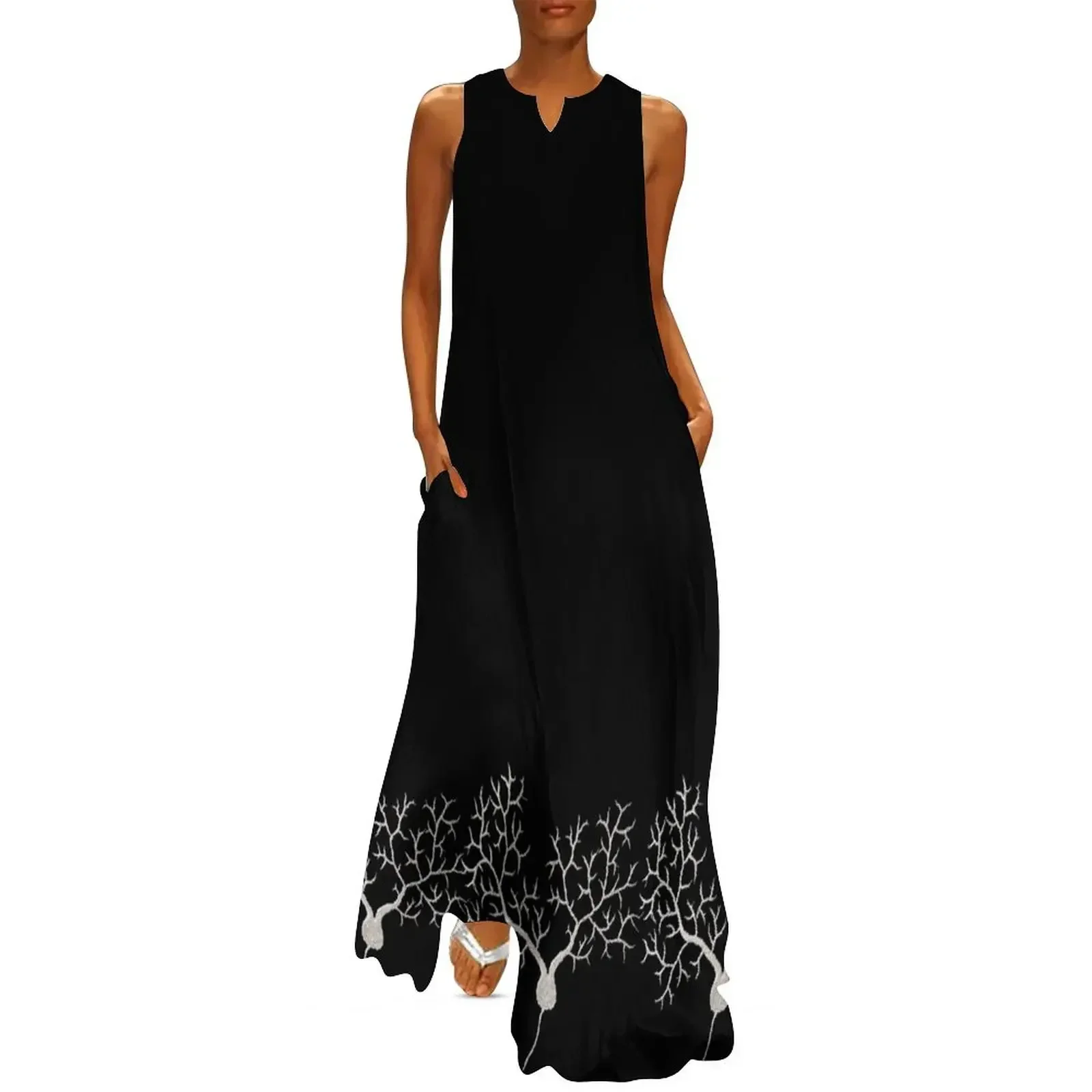 

purkinje cell Long Dress Woman fashion beach dress women's clothing trend 2025 woman dress