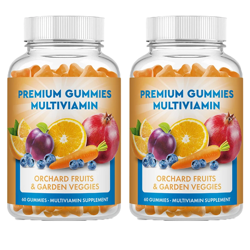 

2 Bottles Of Complex Vitamin Gummy To Improve Metabolism Enhance Physical Immunity And Supplement Trace Elements