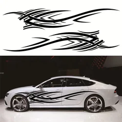 Bossnice 2pcs 2.4m Flame Totem Decals Car Stickers Full Body Car Styling Vinyl Decal Sticker for Cars Decoration Strong adhesive