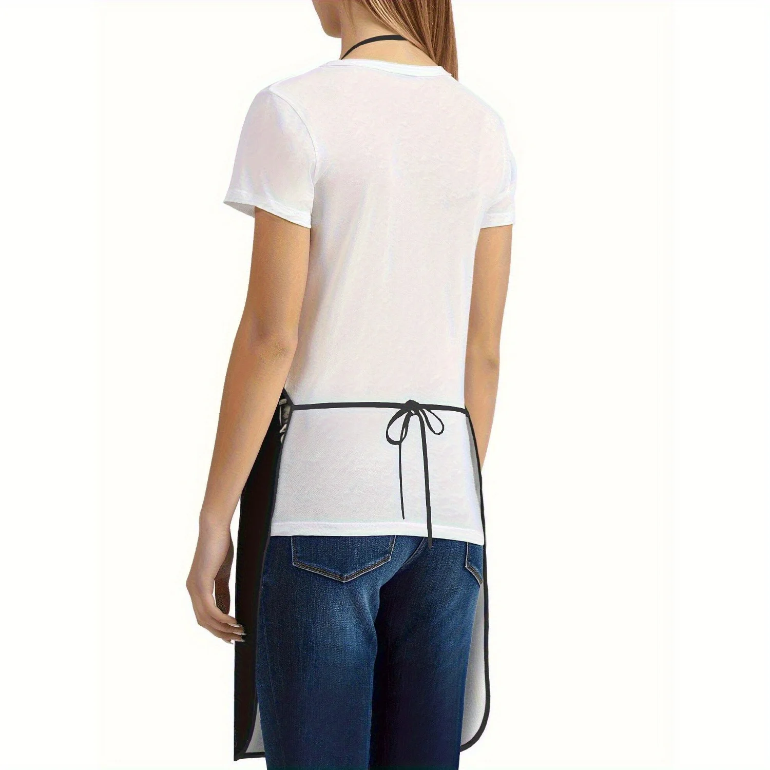 Viking-Inspired Adjustable Kitchen Apron for Men - Durable Polyester, Stylish Nordic Design with Thor'S Hammer & Axes