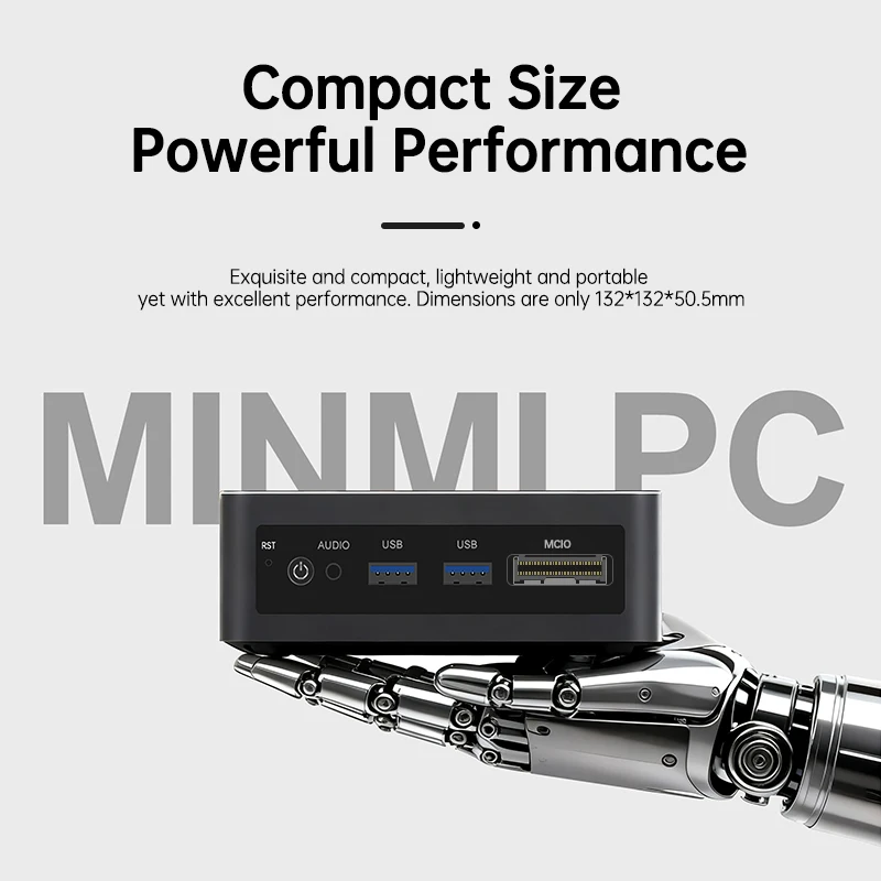 SZBOX AMD Ryzen 7 H255 Mini PC 16/24GB LPDDR5 RAM 2x M.2 NVMe Slot