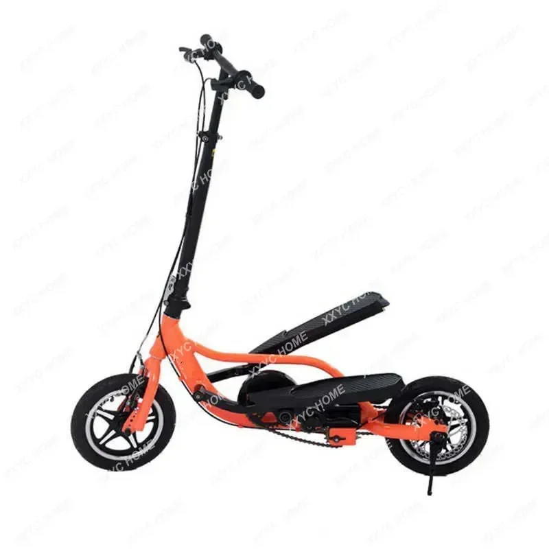 

12 Inch Air Wheel Double Pedal Scooter with Aluminum Alloy Frame & Disk Brake