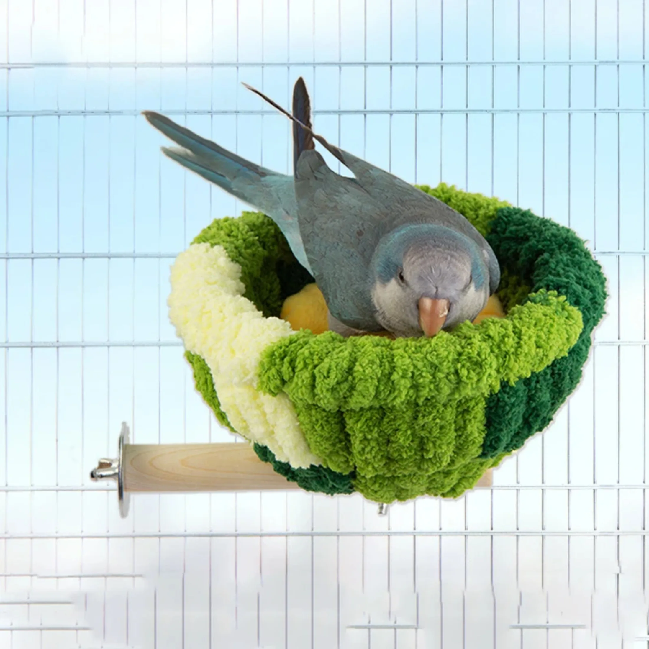 Pet Bird Parrot Cages Warm Hut Tent Bed Hanging Cave for Sleeping and Hatching for Parrot Budgie Parakeet Bird Nest Supplies