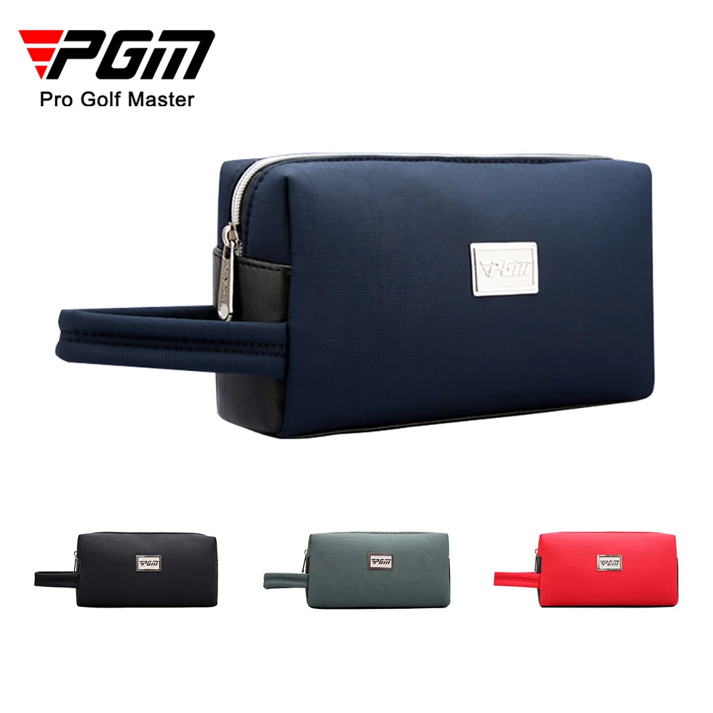 PGM-Bolso de mano multifuncional para hombre y mujer, bolsa de mano impermeable, portátil, para Golf, toalla, pelota, grande, SOB001