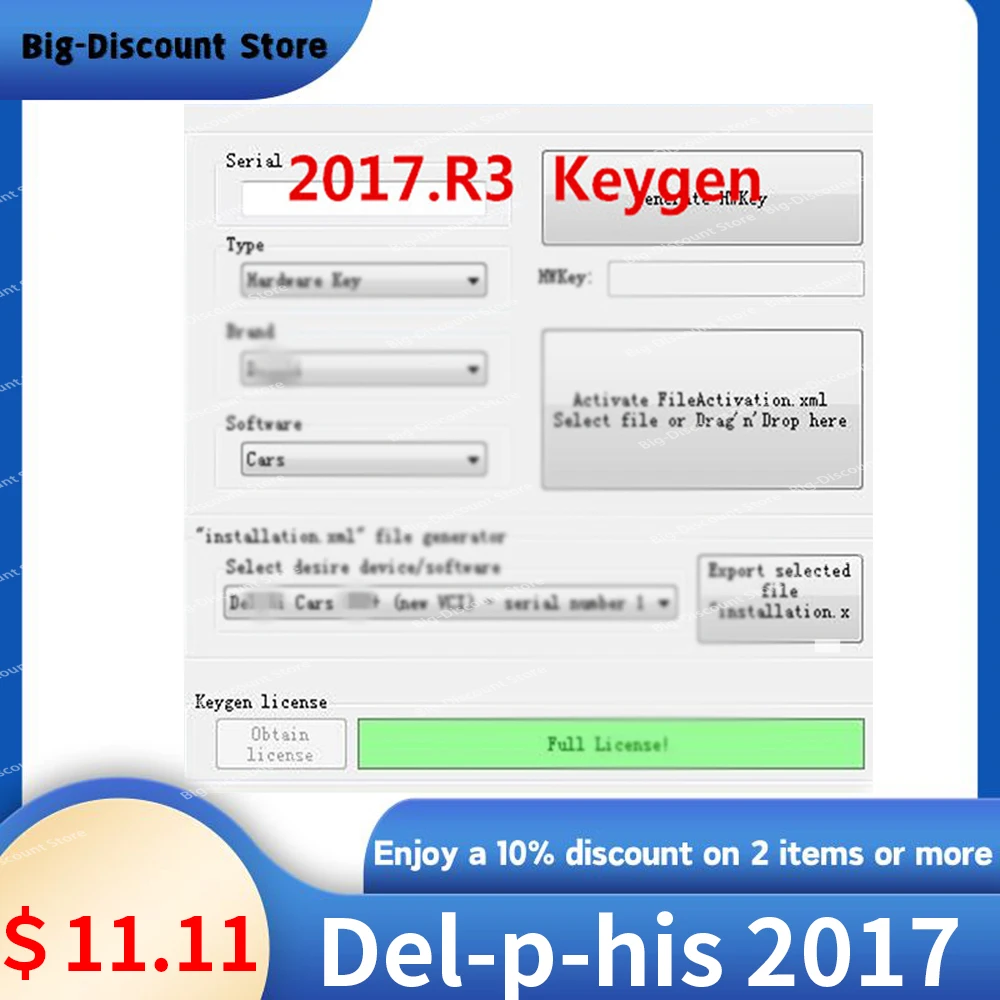 

For Del-phis 2017 r3 Keygen activator Newest software 2017.r3 Keygen del-phis ds-150e multidiag Key with car and truck