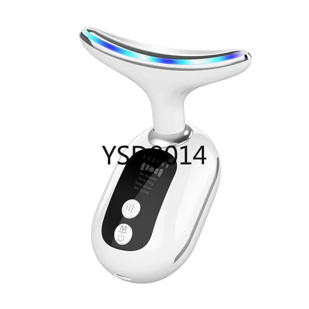 Neck massager to remove neck lines EMS micro-current lift vibration massage color light little dolphin