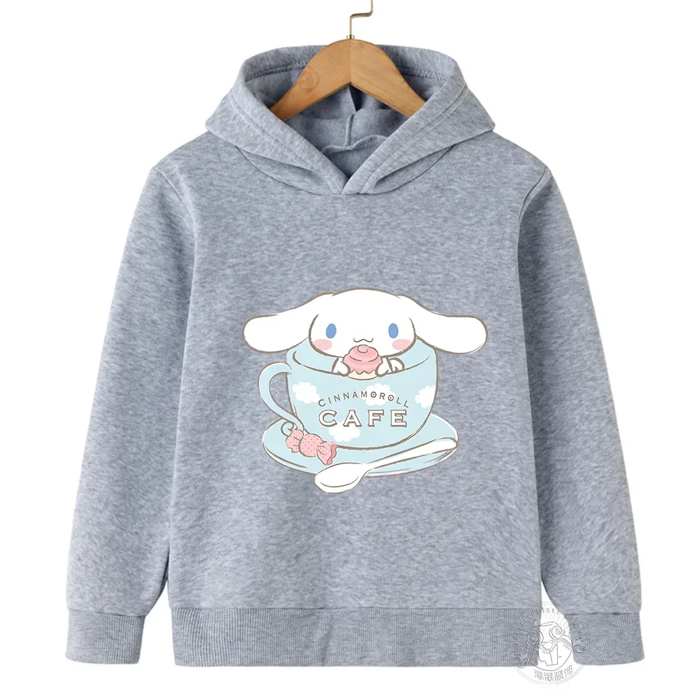 Kawaii Cinnamon Roll Hoodie Children\'s Graffiti Clothing Girl\'s Clothing Boy\'s Clothing Fall Cartoon Sweatshirt Children\'s Tops