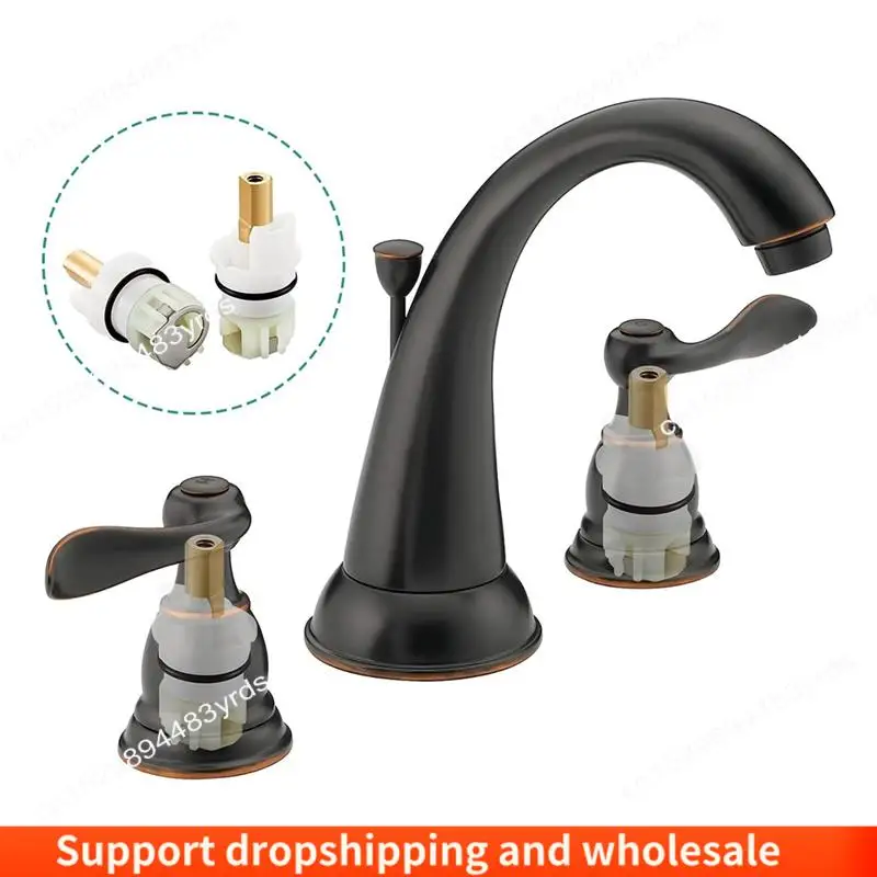 AA86 RP25513 Faucet Stem Assembly Replacement Kit For Two Handle Faucet Repair Kit With Cartridge RP4993 Seats Springs,2 Pack